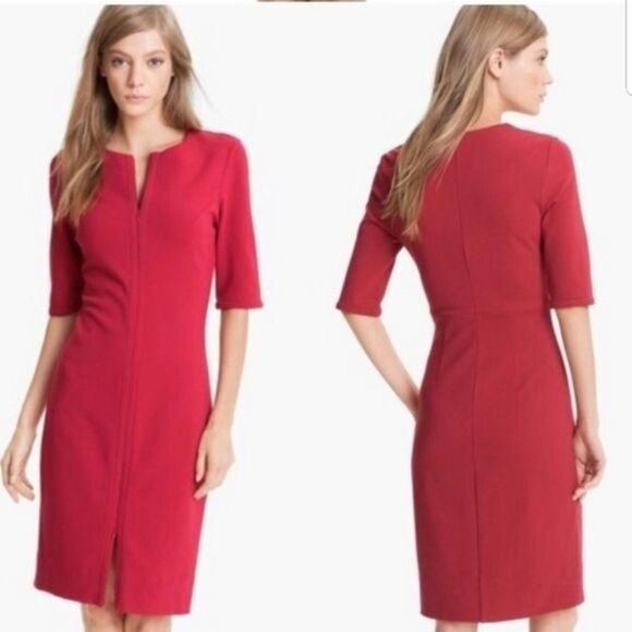 Diane von Furstenberg Red Saturn Dress Work to Play New Womens Size 2 DVF Sex - Picture 1 of 12